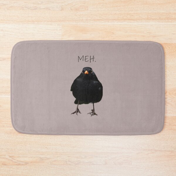 Item preview, Grumpy Blackbird designed and sold by Birdfanatics.
