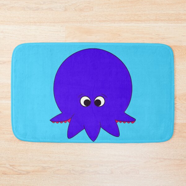 Item preview, Purple cartoonish round octopus IV designed and sold by BrachiaST.