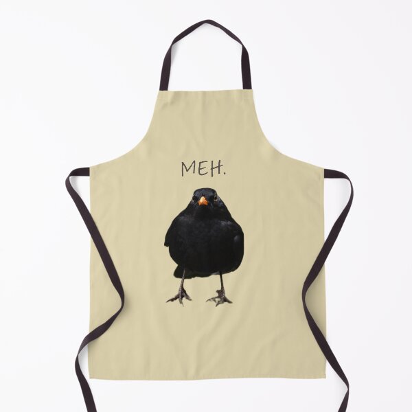 Item preview, Grumpy Blackbird designed and sold by Birdfanatics.
