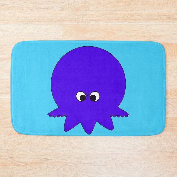 Item preview, Purple cartoonish round octopus V designed and sold by BrachiaST.