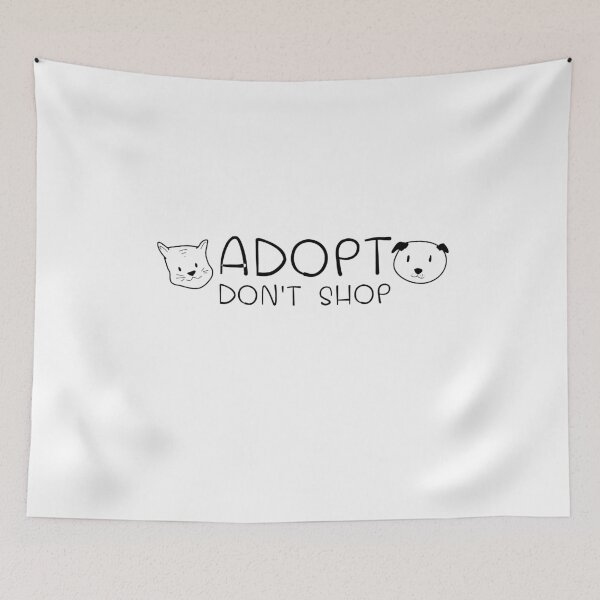 Item preview, Adopt Don't Shop Animal Rescue Pet Lover Gift designed and sold by miracletee.