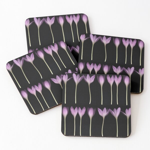 Item preview, Crocus flowers on black background designed and sold by AusraB.