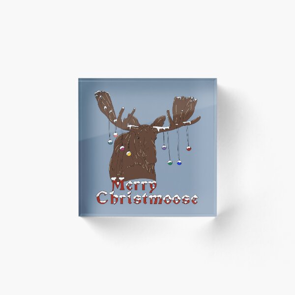 Item preview, Merry Christmas Moose designed and sold by HRSCreates.