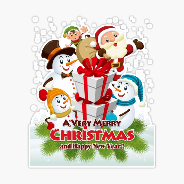 【Merry, Merry Christmas】12 Sheets Christmas Makeup Face Tattoos Stickers  Waterproof Sweet Santa Claus Snowman Makeup Stickers Lovely Face Tattoos For