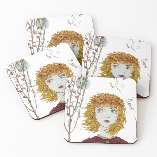 Item preview, Plant Head Woman Art | Woman with plants on her head poster | Flower Woman Art | Woman with flower head | Artistic woman line drawing designed and sold by Artistedesign.