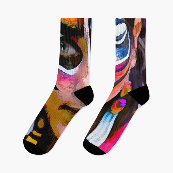 Item preview, Portrait Of A Girl With Face Paint, Close-up designed and sold by Rocky Mountain Artistry.