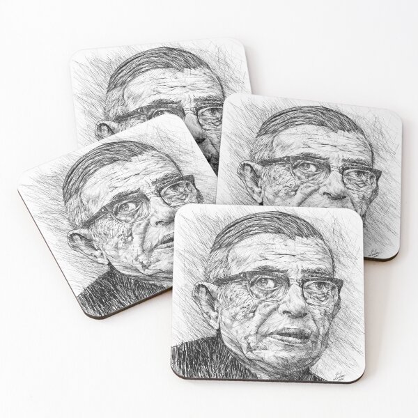 Item preview, SARTRE pencil portrait .1 designed and sold by lautir.