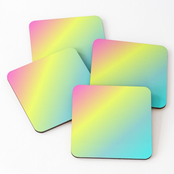 Item preview, Bright Gradient Ombre in fade pink yellow blue designed and sold by Designs24U.