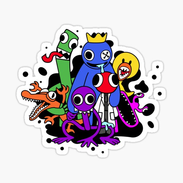 Roblox Rainbow Friends Stickers for Sale