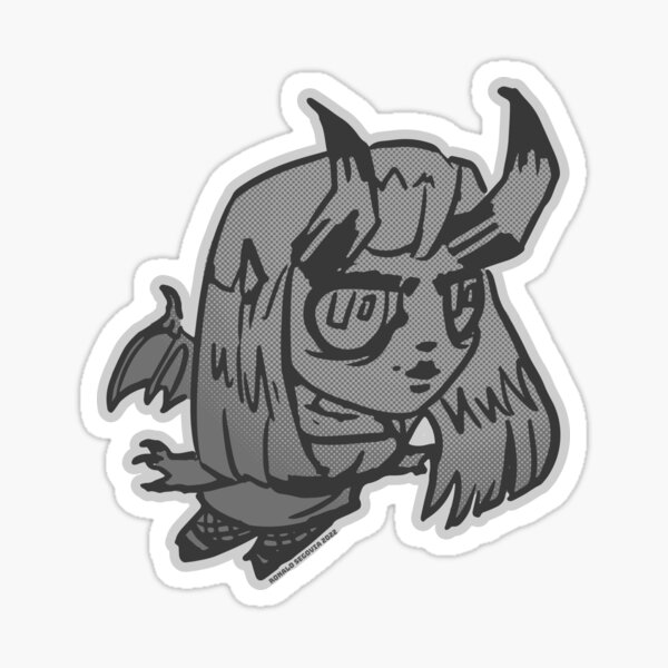 Sucubus B&W Sticker