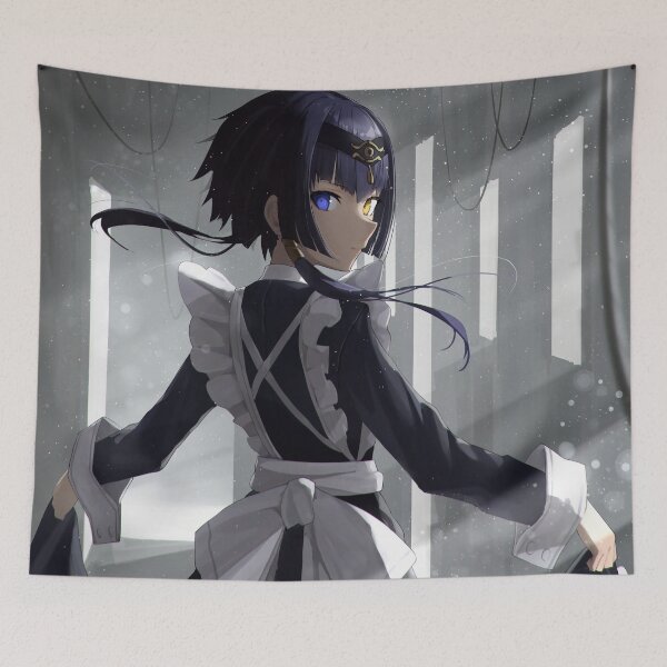 Item preview, Maid Candace Black Hair Genshin Impact designed and sold by genshinwaifus.