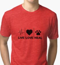 Veterinarian Gifts For Animal Lovers Tri-blend T-Shirt