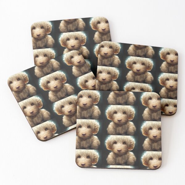 Item preview, Cutest Adorable Goldendoodle Puppy Portrait Painting Dog Gift  designed and sold by Guarddogdrive.