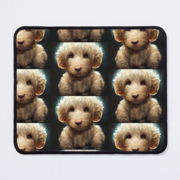 Item preview, Cutest Adorable Goldendoodle Puppy Portrait Painting Dog Gift designed and sold by Guarddogdrive.
