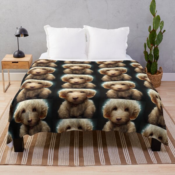 Item preview, Cutest Adorable Goldendoodle Puppy Portrait Painting Dog Gift  designed and sold by Guarddogdrive.