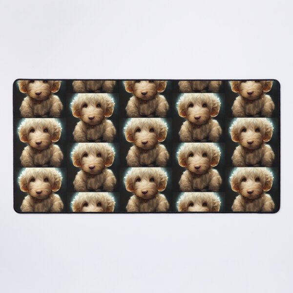 Item preview, Cutest Adorable Goldendoodle Puppy Portrait Painting Dog Gift  designed and sold by Guarddogdrive.