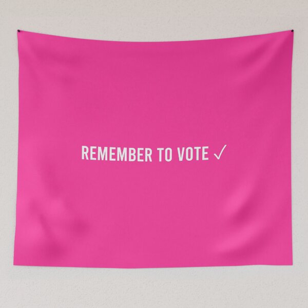 Item preview, Remember to Vote - Pink designed and sold by coffeepolicy.