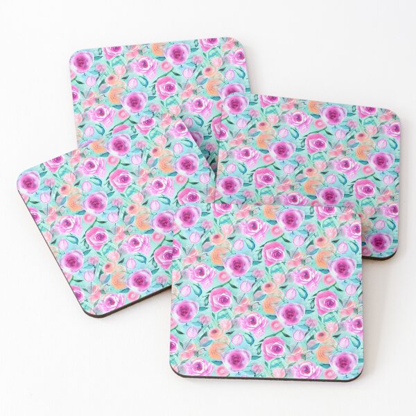 Item preview, Pastel floral abstract pattern designed and sold by Mirarima.