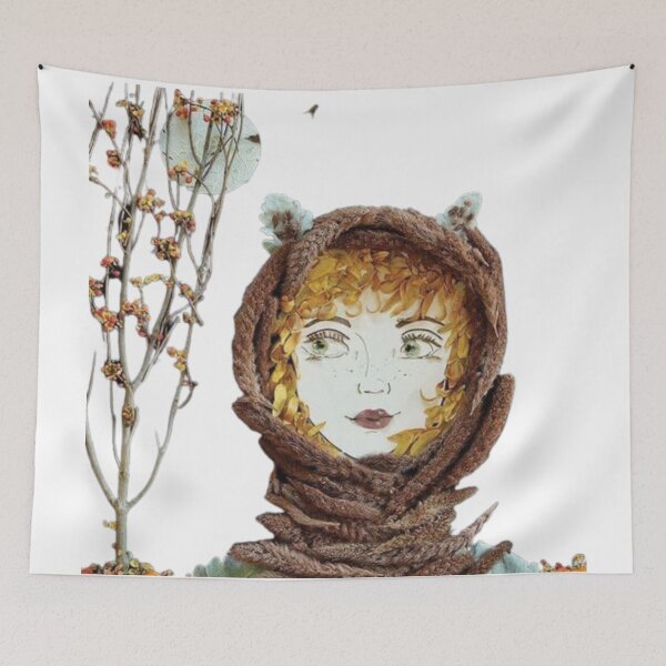 Item preview, Plant Head Woman Art | Woman with plants on her head poster | Flower Woman Art | Woman with flower head | Artistic woman line drawing designed and sold by Artistedesign.