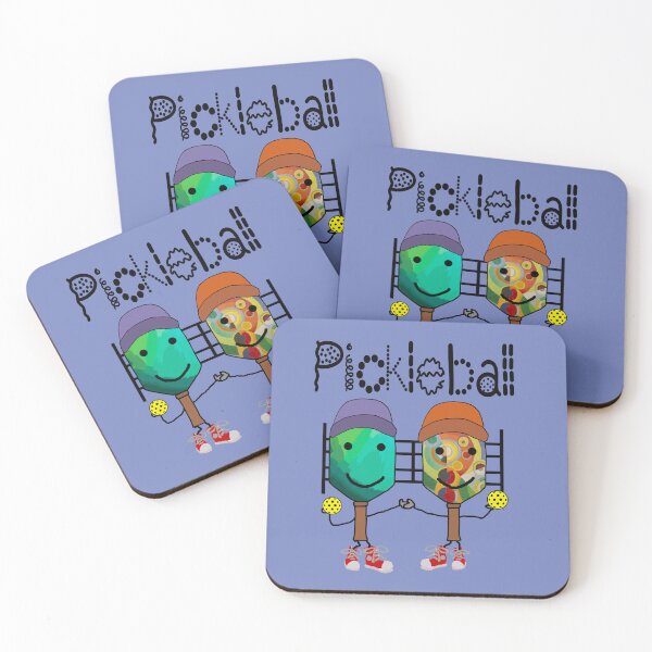 Item preview, Funny Pickleball Paddle Characters Playing Pickleball Sports designed and sold by Nature's Fancy.