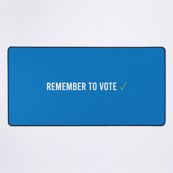 Item preview, Remember to Vote - Blue designed and sold by coffeepolicy.