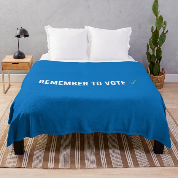 Item preview, Remember to Vote - Blue designed and sold by coffeepolicy.