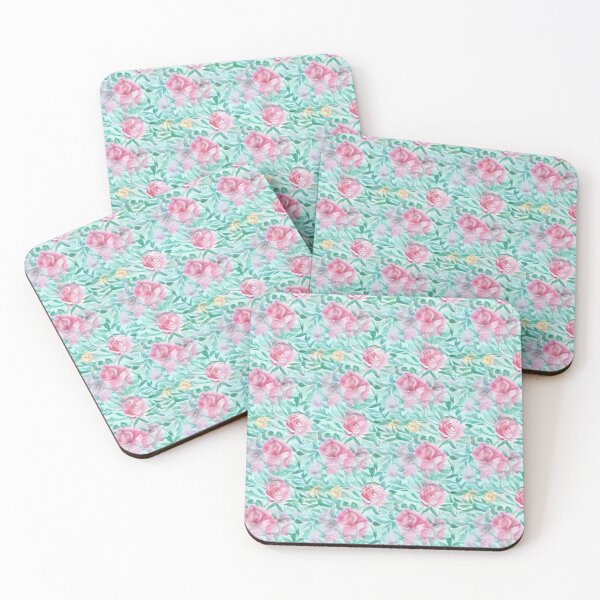 Item preview, Pastel floral abstract pattern designed and sold by Mirarima.