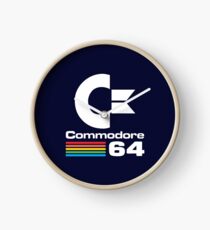 Commodore 64 Logo Merchandise Clock
