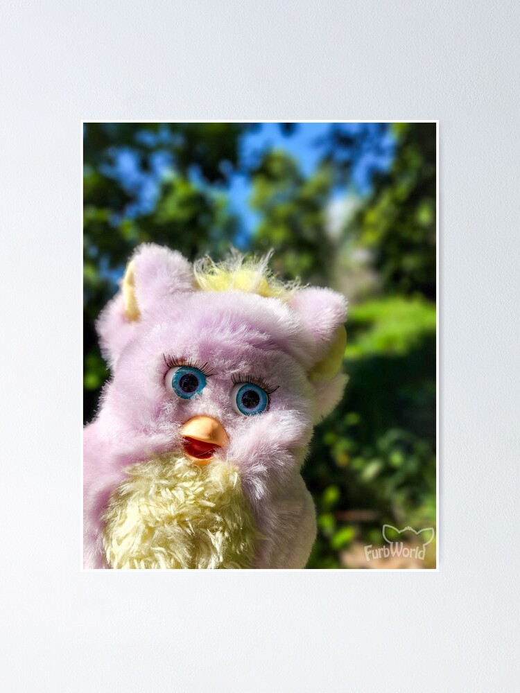 Funky Furby Smiling In A Forest Poster For Sale By Furbworld Redbubble