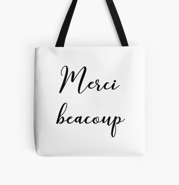 Merci beacoup All Over Print Tote Bag