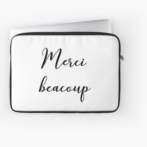 Merci beacoup Laptop Sleeve