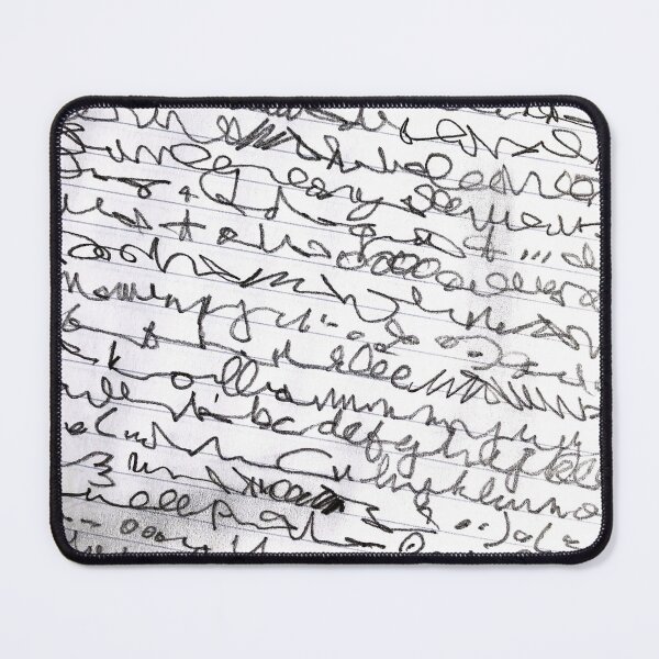 Item preview, My asemic scribble scratch smudge writing in pencil—just for fun designed and sold by drumweaver.