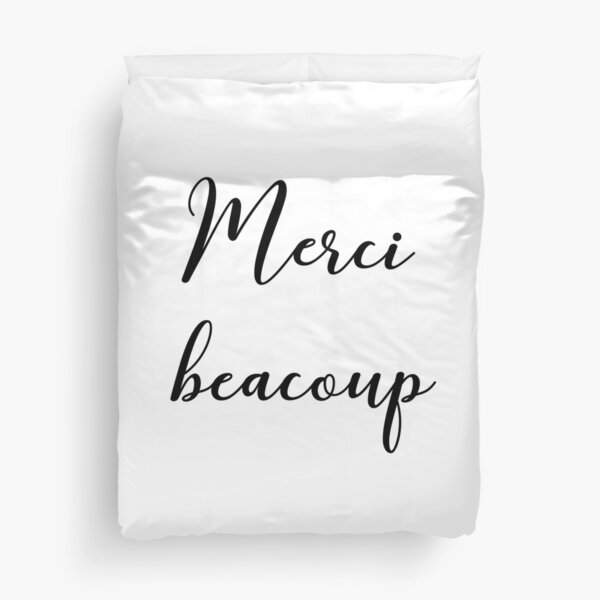 Merci beacoup Duvet Cover