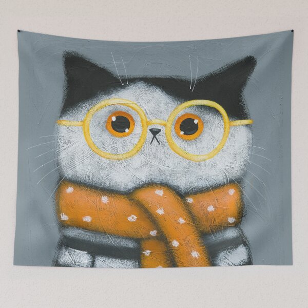 Item preview, Suéter Weather Kitty designed and sold by KilkennyCat Art.
