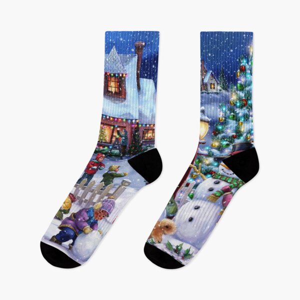 Item preview, Christmas Snow Day designed and sold by Halcyon-Studio.