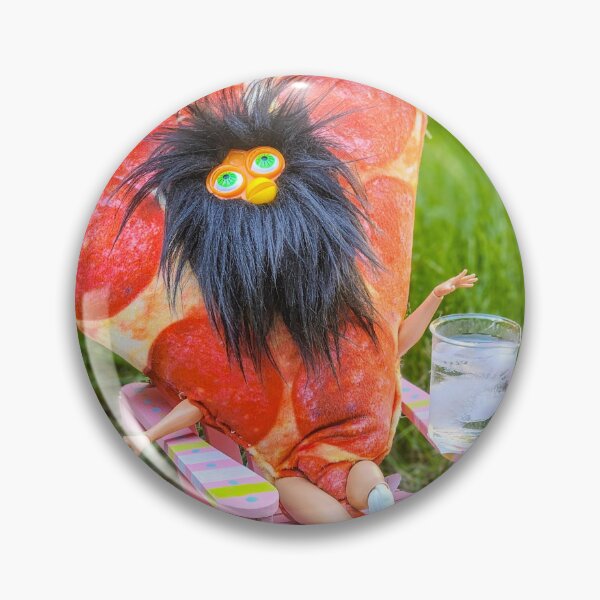 Item preview, The Iconic Pizza Furb Reclines on a Chair designed and sold by furbworld.