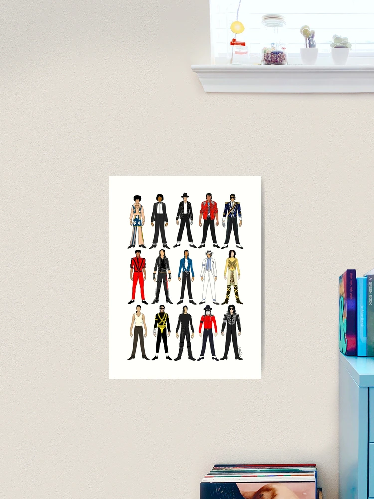 Outfits of King Jackson Pop Music Fashion Art Print for Sale by