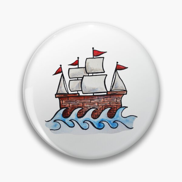 Item preview, Ship/Boat Watercolor designed and sold by kmstudio.