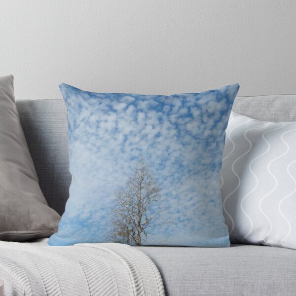 Item preview, Cypress Under a Popcorn Sky designed and sold by May Lattanzio.