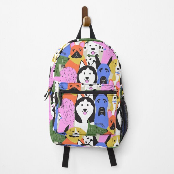 Item preview, Bright, Colorful Dogs including poodle, french bull dog, beagle, great dane, husky, Scottie and dalmation designed and sold by Portia Monberg.