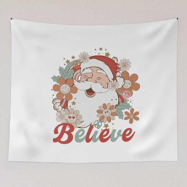 Item preview, Retro Santa Believe designed and sold by HappyLifeCreate.