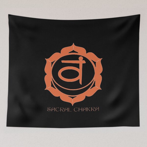 Item preview, illustration of Yogic Sacral Chakra designed and sold by deepakrode7.