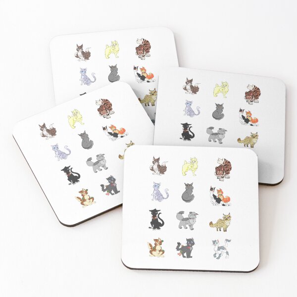 Item preview, Warrior cats pattern 2 designed and sold by strawbebehmod.