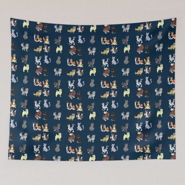 Item preview, Warrior cats pattern 2 designed and sold by strawbebehmod.