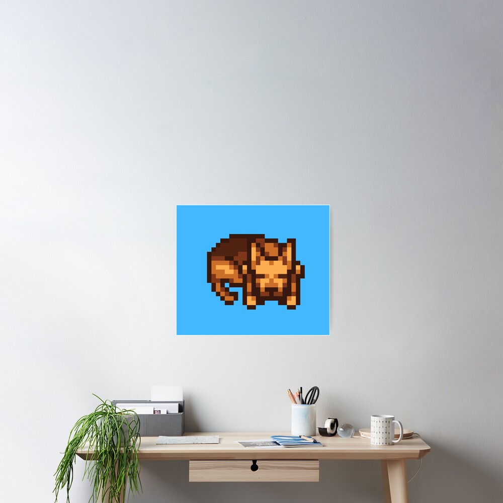 "Stardew Valley Dog sleeping" Poster for Sale by aiyapixels Redbubble