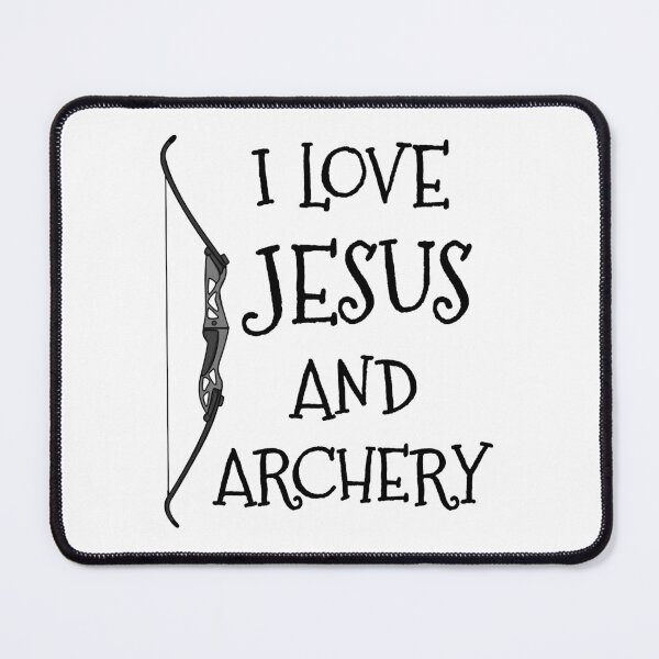 Item preview, I Love Jesus and Archery, Christian Archer designed and sold by doodlerob.