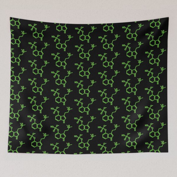 Item preview, Glowing green psilocybin molecule designed and sold by saint-shores.