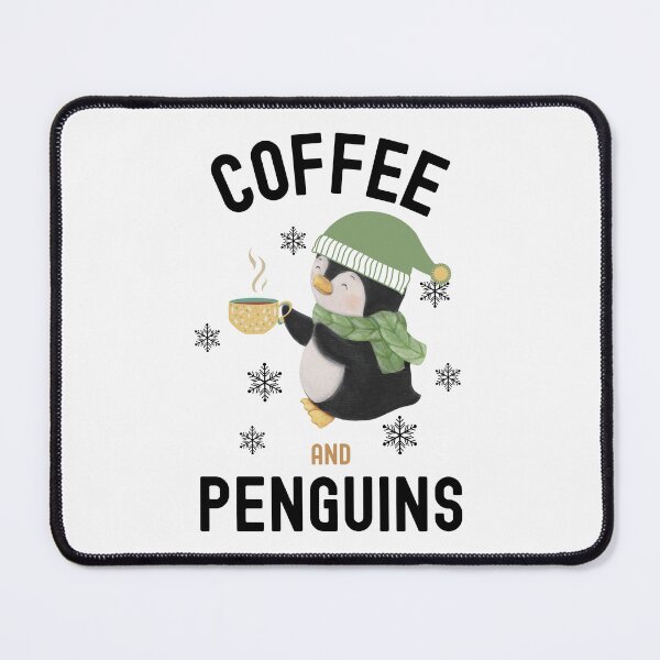 Item preview, Cute Coffee And Penguins designed and sold by HappyLifeCreate.