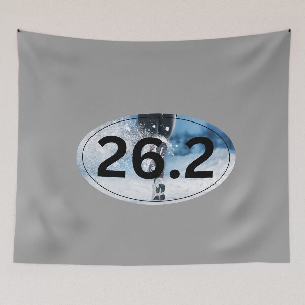 Item preview, Winter Running, Marathon 26.2 designed and sold by LatterDaze.