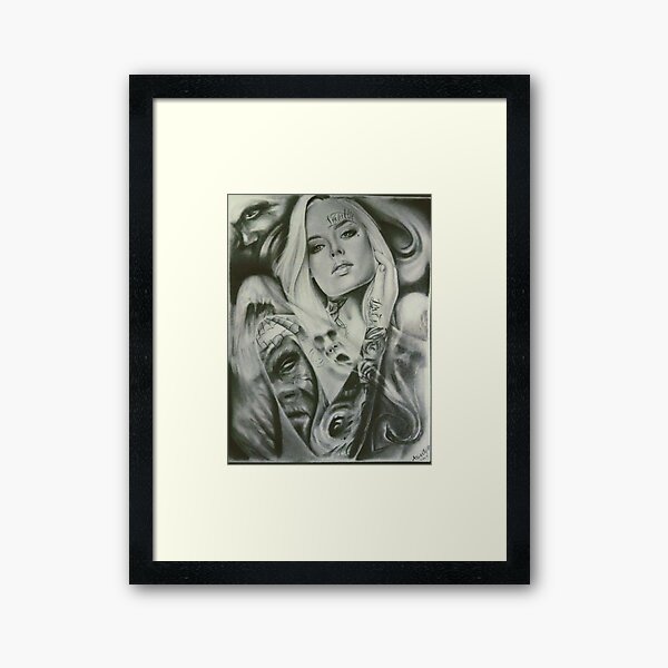 In my heart Framed Art Print
